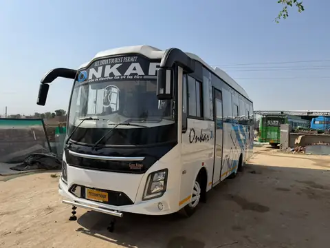 Volvo-type AC coaches built by Guru Kirpa Bus Body Builders